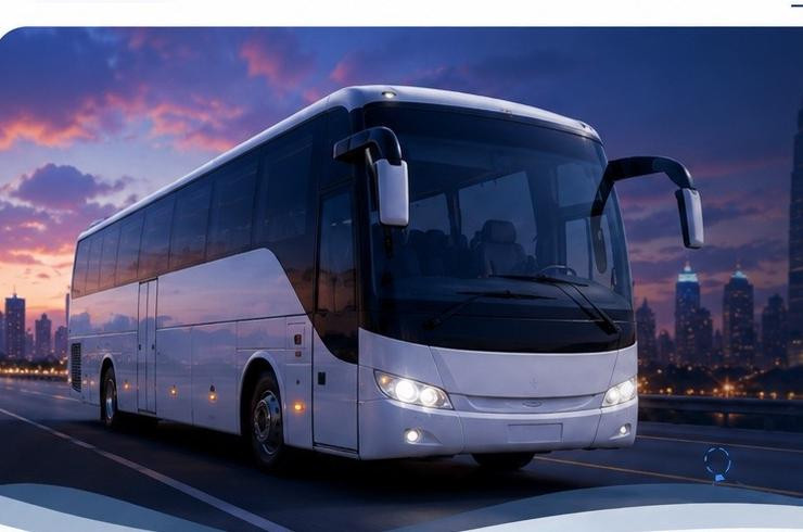 Modern coach bus